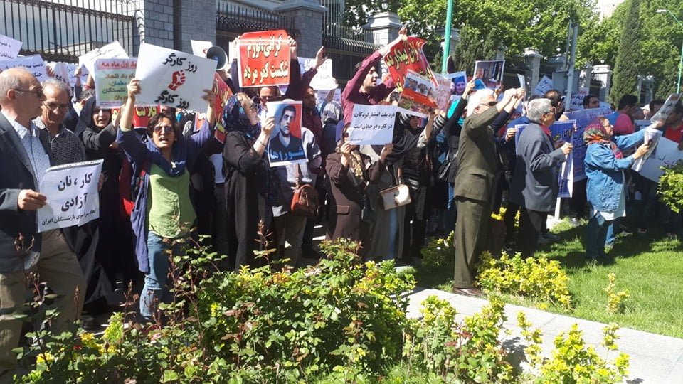گزارشی از تظاهرات روز جهانی کارگر در تهران که به خشونت کشیده شد