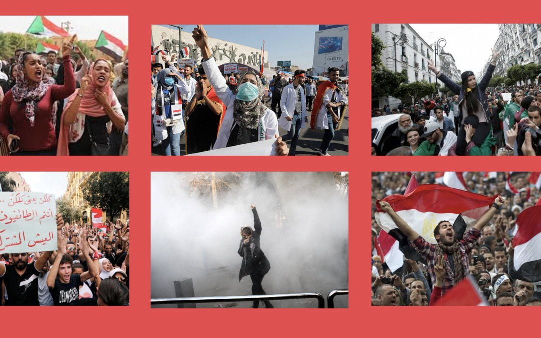 Solidarity with the MENA 2019 Uprisings:  Statement by Alliance of MENA Socialists